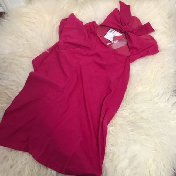 ELLIATT IMPACT STRAPLESS RUFFLED COCKTAIL DRESS - Picture 6 of 8